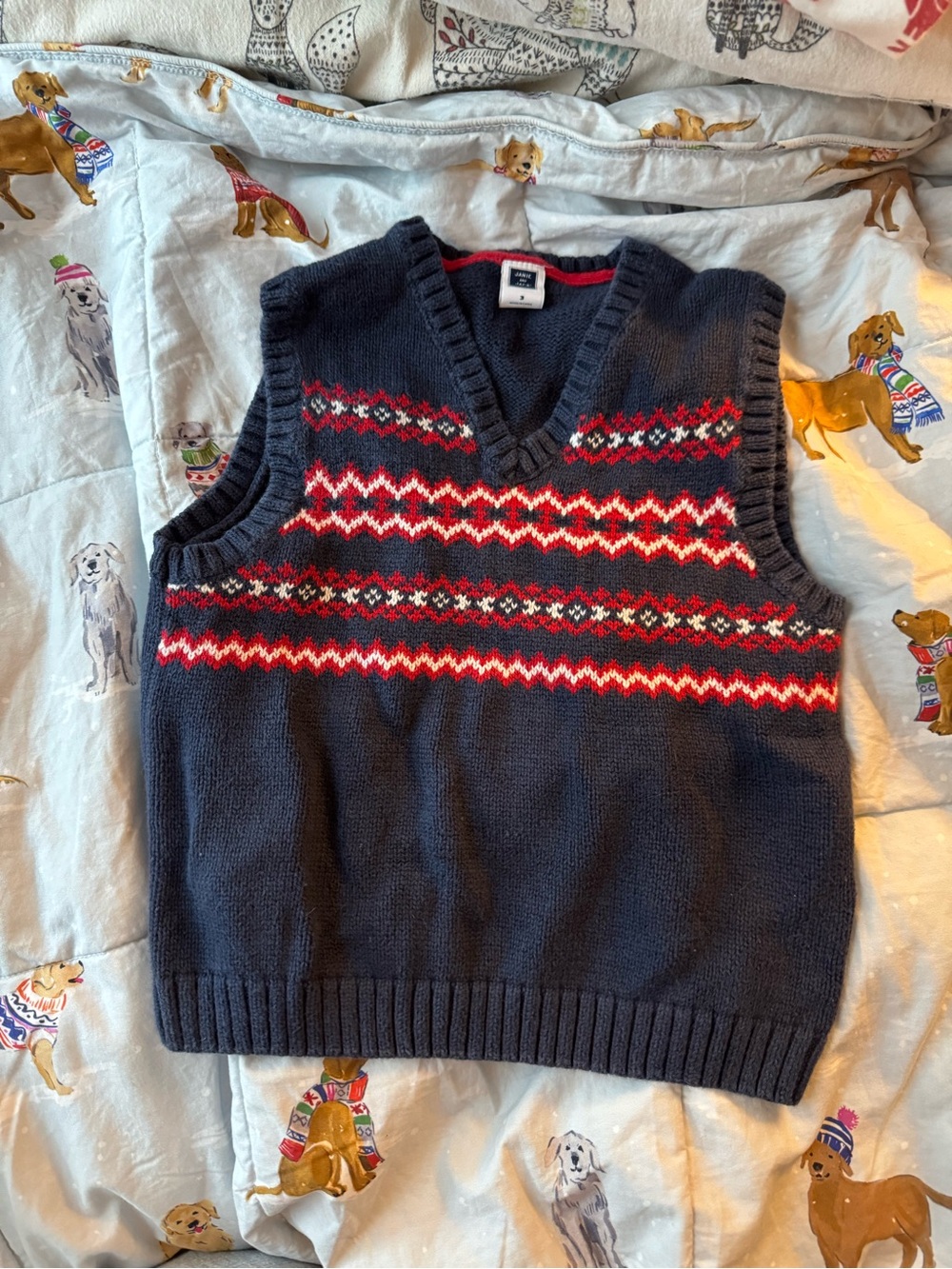 janie & jack sweater vest size 3
